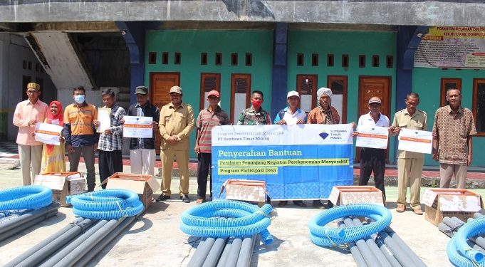 Delapan Poktan Daha Terima Bantuan Mesin Air dari PT STM