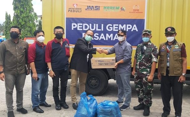 JMSI Gandeng Artha Graha Bantu Korban Gempa Pasaman