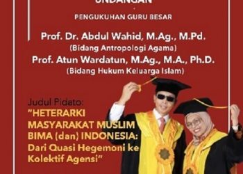 Pasangan Atun dan Wahid Akan Dikukuhkan Jadi Guru Besar