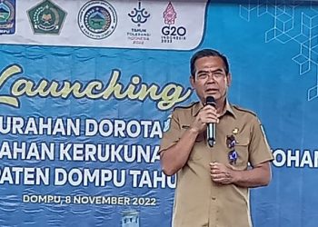 Wakil Bupati Dompu Puji Dorotangga Sebagai Kelurahan Kerukunan
