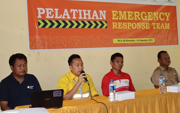 PT STM Latih Warga Huu Jadi Tim Tanggap Darurat