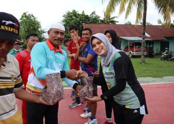 KONI Dompu Ingatkan Tim Voli Agar Miliki Mental Tanding