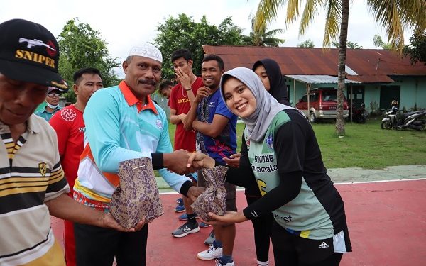 KONI Dompu Ingatkan Tim Voli Agar Miliki Mental Tanding