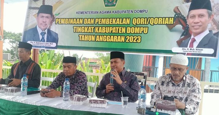 Kemenag. Dompu Gelar Pembekalan Qari-Qariah