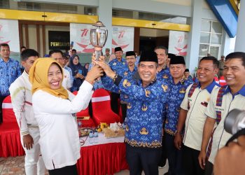 Api Obor Porprov NTB ke XI Singgah di Dompu,  Wabup Berharap Dompu Bisa Raih Juara Umum