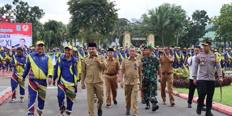 Lepas Kontingen Porprov NTB ke XI, Bupati Minta Dukungan dan Doa untuk Kesuksesan Kontingen Dompu