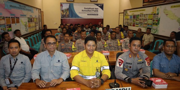 PT STM Gelar Sosialisasi dan Konsultasi Publik Bersama Jajaran Polres Dompu