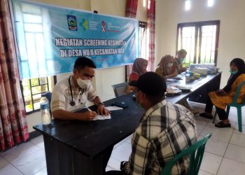 Telusuri Penyakit Menular,  Dikes Gelar Skrining Kesehatan bagi  Warga Hu’u