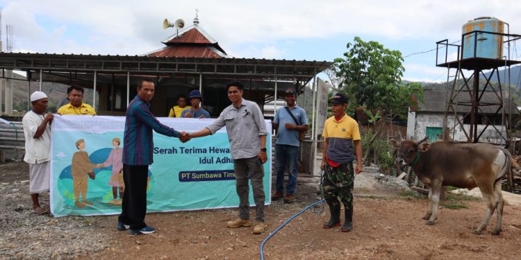 PT STM Salurkan Hewan Qurban bagi Warga Dompu