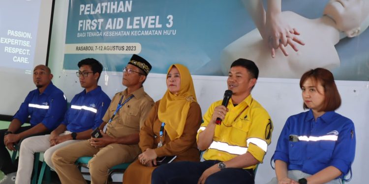 PT STM Gelar Pelatihan Pertolongan Pertama Bagi Nakes di Hu’u
