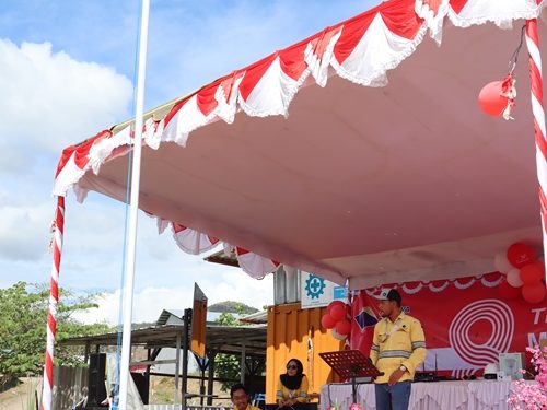 Meriahnya Perayaan HUT RI ke 78 di PT STM Proyek Hu’u