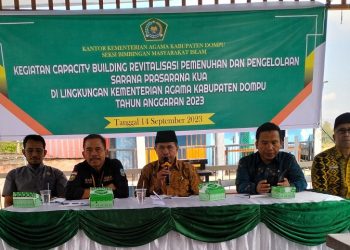 Kemenag. Dompu Gelar Kegiatan Capacity Building Revitalisasi KUA