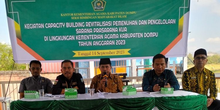 Kemenag. Dompu Gelar Kegiatan Capacity Building Revitalisasi KUA