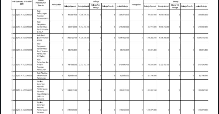 Struktur Perubahan APBD Provinsi NTB TA 2023 Menurut Urusannya (14)
