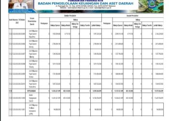 Struktur Perubahan APBD Provinsi NTB TA 2023 Menurut Urusannya (19)