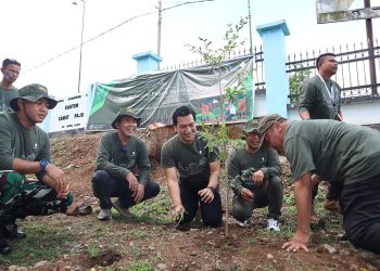Kolaborasi bersama PT STM, Pemda Dompu Peringati Hari Penanaman Nasional di Jalan Raya Pajo