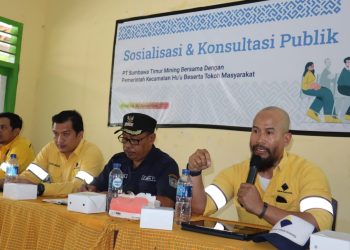 Komit Pada Keterbukaan Informasi, PT STM Gelar Sosialisasi dan Konsultasi Publik Bersama Pemerintah Kecamatan Hu’u