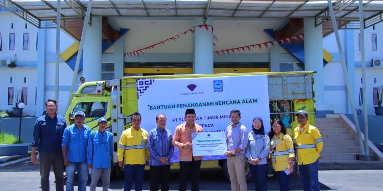 PT STM Serahkan Bantuan Penanganan Bencana Alam untuk Warga Dompu