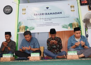 Safari di Masjid Al Hikmah Marada, PT STM Berharap Didoakan Kesuksesan Proyek Hu’u