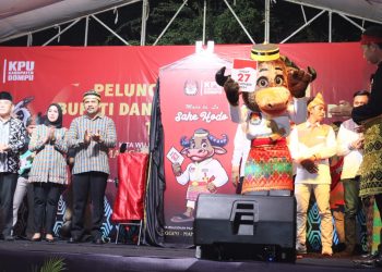 Luncurkan Pilkada 2024, KPU Dompu Ajak Wujudkan Pilkada yang Damai