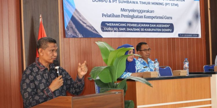 Didukung PT STM, Guru di Dompu Ikuti Pelatihan Peningkatan Kompetensi
