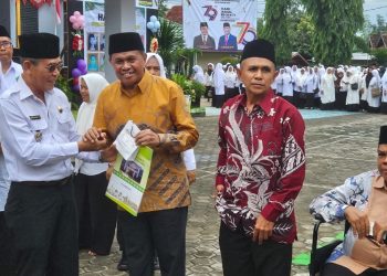 Wakil Bupati, H. Sayahrul Parsan Jadi Inspektur Upacara HAB di Dompu