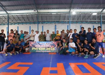 Turnamen Futsal PWI Cup 2025,  Wabup Beri Apresiasi Atas Suport PT STM