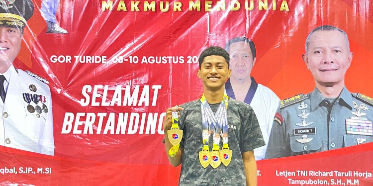 Dompu Raih 5 Emas di Kejurnas Taekwondo Gubernur NTB Cup 1