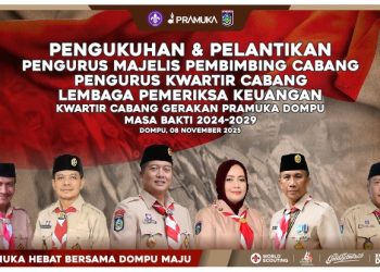 Hari Ini Kwarcab Gerakan Pramuka Dompu Dilantik
