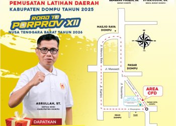 Launching Pelatda Dompu Maju, KONI Akan Rangkaikan Jalan Sehat Berhadiah