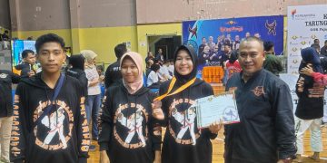 Adwiah Berhasil Raih Perunggu di Kejurnas Tarung Derajar Pelajar Kemenpora RI