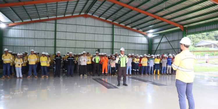 Perkuat Komitmen Penerapan K3, PT STM Peringati Bulan K3 Nasional di Proyek Hu’u