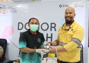 Peringati Bulan K3 Nasional 2026, PT STM Kembali Gelar Donor Darah