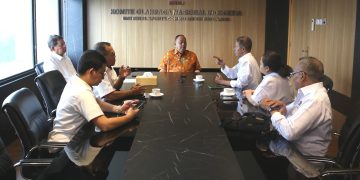 Bertemu Ketum KONI Marciano Norman, SIWO PWI Pusat Bahas Rakernas dan Penguatan Daerah