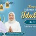 Keluarga besar Kantor Kementerian Agama Kabupaten Dompu Mengucapkan Selamat Hari Raya Idul Fitri 1 Syawal 1447 H / 2026 M