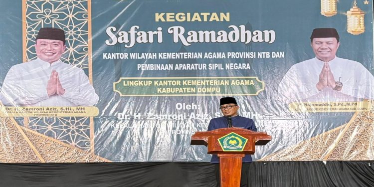 Safari Ramadhan di Dompu, Kakanwil Kemenag NTB Ungkap Rencana Pengangkatan 200 Honorer Jadi PPPK