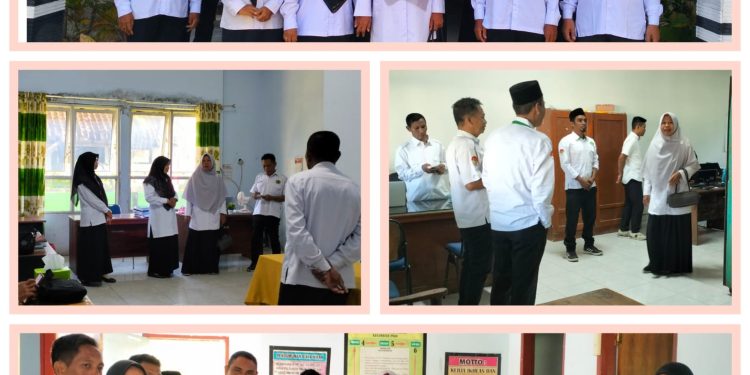 Sidak Hari Pertama Kerja, Kemenag Dompu Pastikan ASN dan Guru Langsung “Gas” Layani Publik