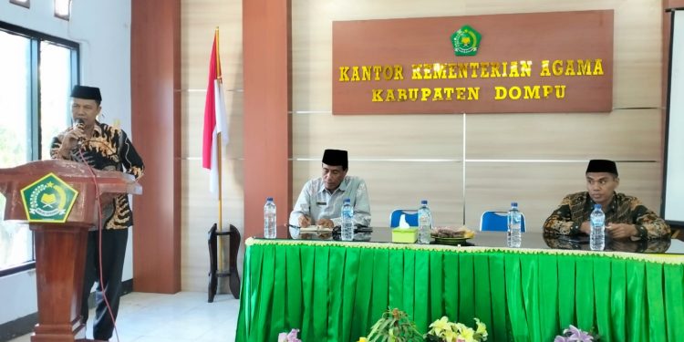 Kemenag Dompu Genjot Kompetensi Guru Lewat Rakor dan Pembinaan