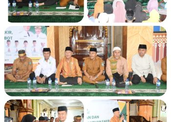 Kepala Kemenag Dompu Hadiri Penyaluran Bantuan untuk Fakir, Miskin, Guru Ngaji dan Marbot se-Kecamatan Dompu