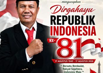 Kepala Kantor Kementerian Agama Kabupaten Dompu, mengucapkan Dirgahayu Republik Indonesia ke-81 Tahun.