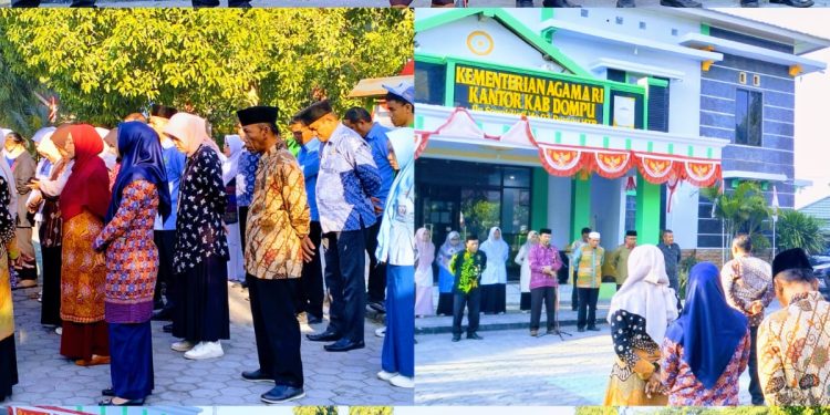 Kemenag Dompu Gelar Apel Pagi, Tekankan Kedisiplinan dan Pemahaman Tupoksi ASN