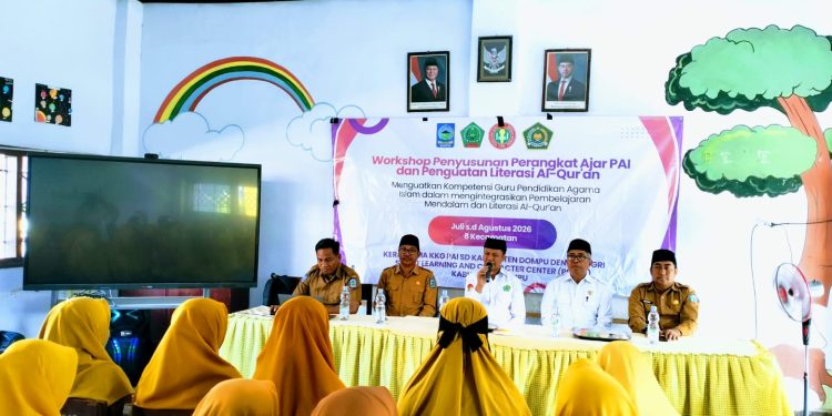 Kakan Kemenag Dompu Buka KKG PAI, Dorong Guru Kuasai Teknologi dan Perkuat Kompetens
